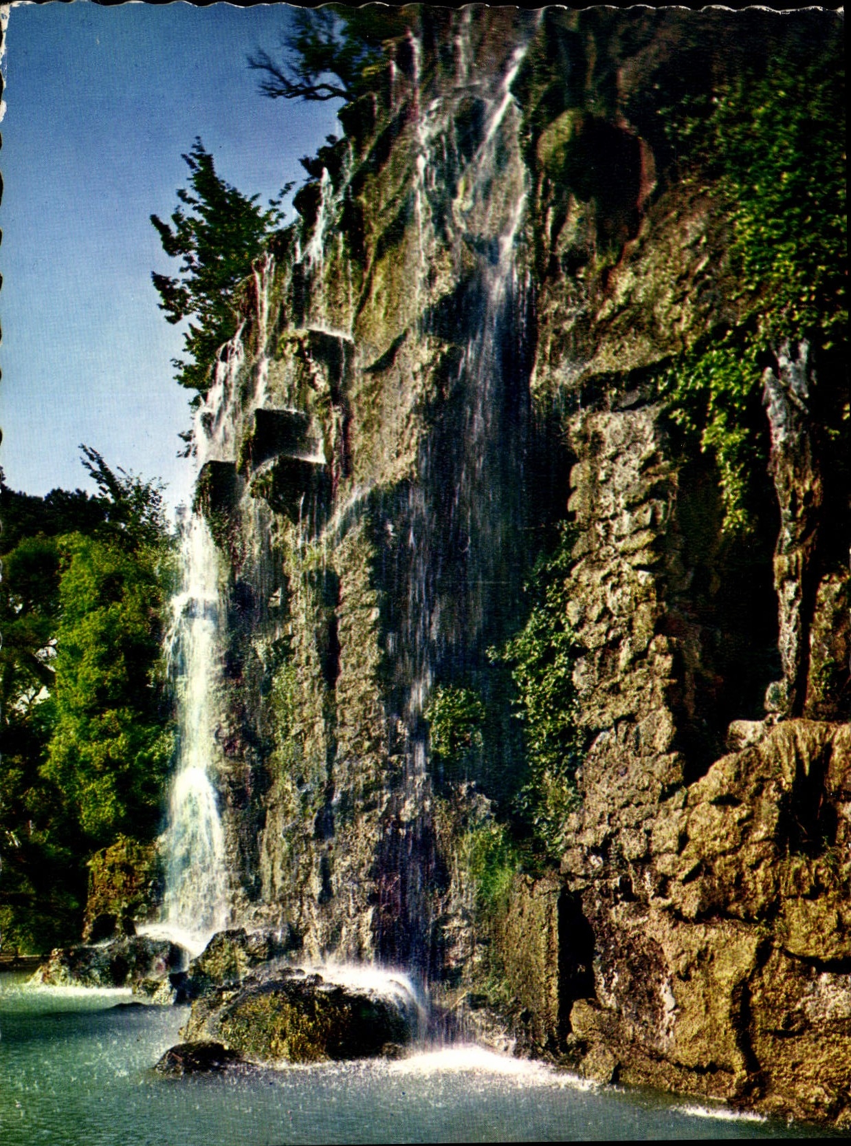 CPM Reflets de la Cote d'Azur Nice la cascade du Chateau