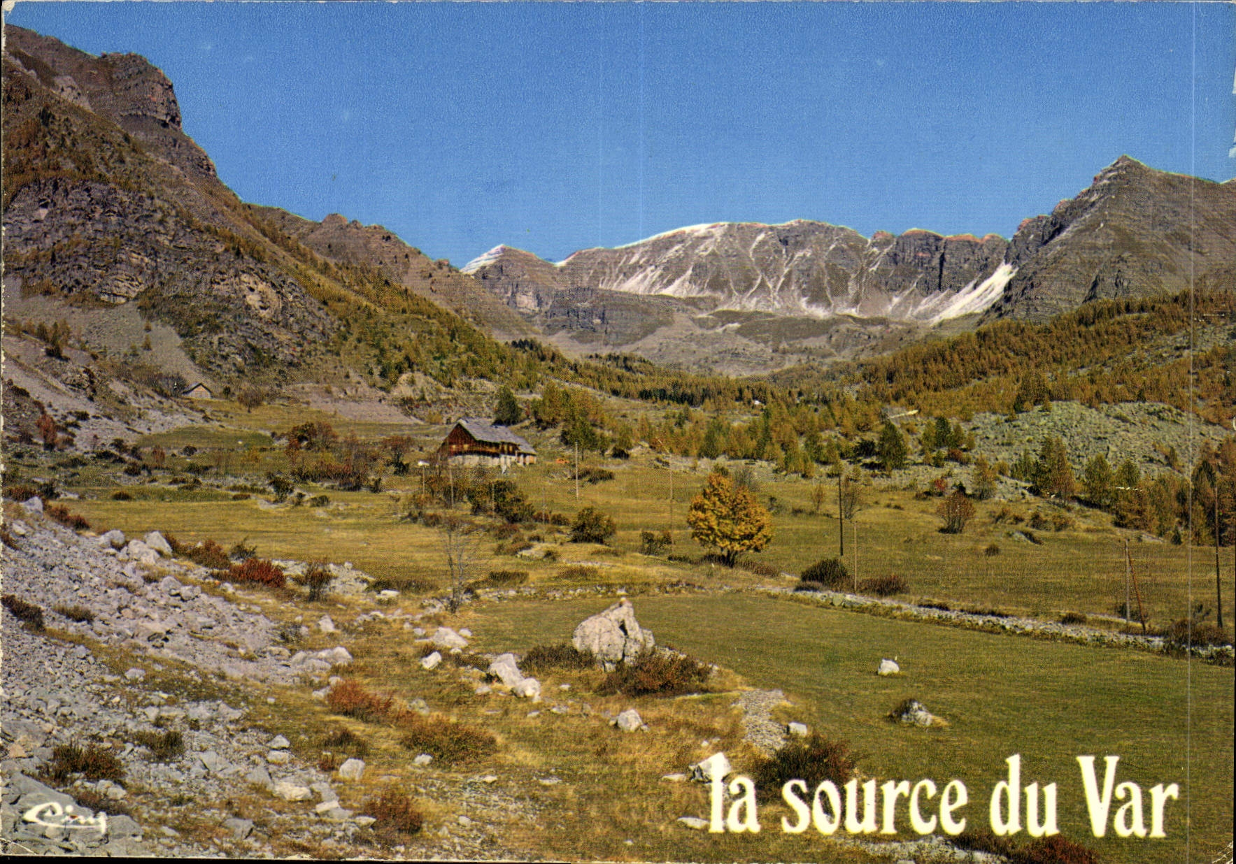 CPM Vallee du Haut Var le Col de la Cayolle Alp Mar la Source du Var