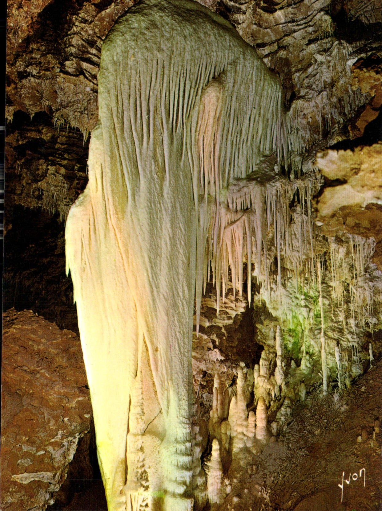 CPM Couleurs et lumiere de France Clamouse grotte prestigieuse a 1 heure des Plages du Languedoc Rou