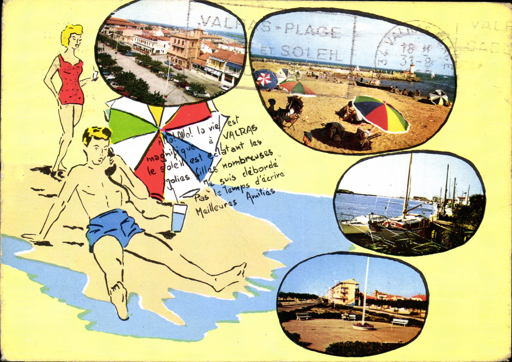 CPM Valras Plage Herault 