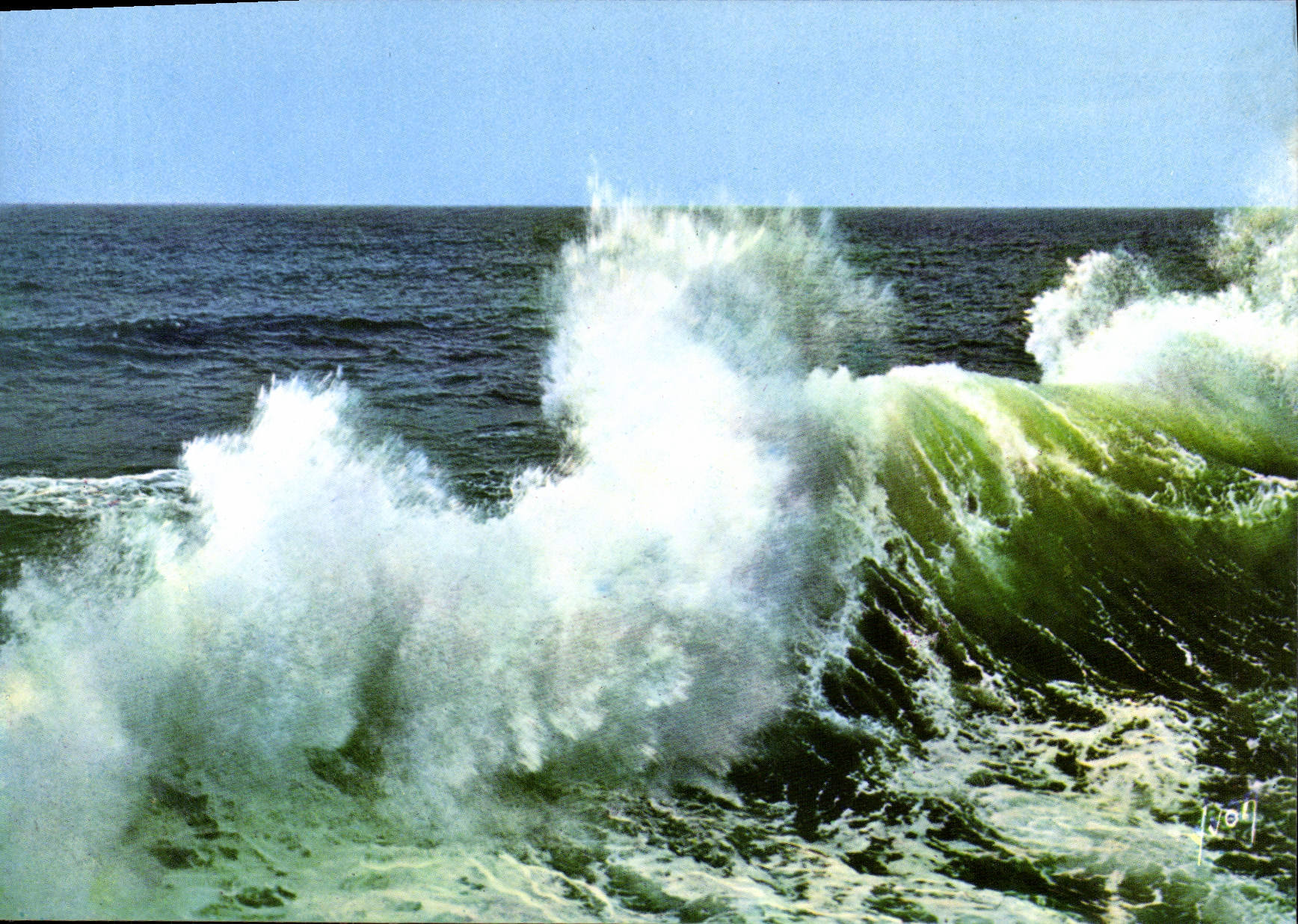 CPM Couleurs Lumiere de France Effet de Vagues 