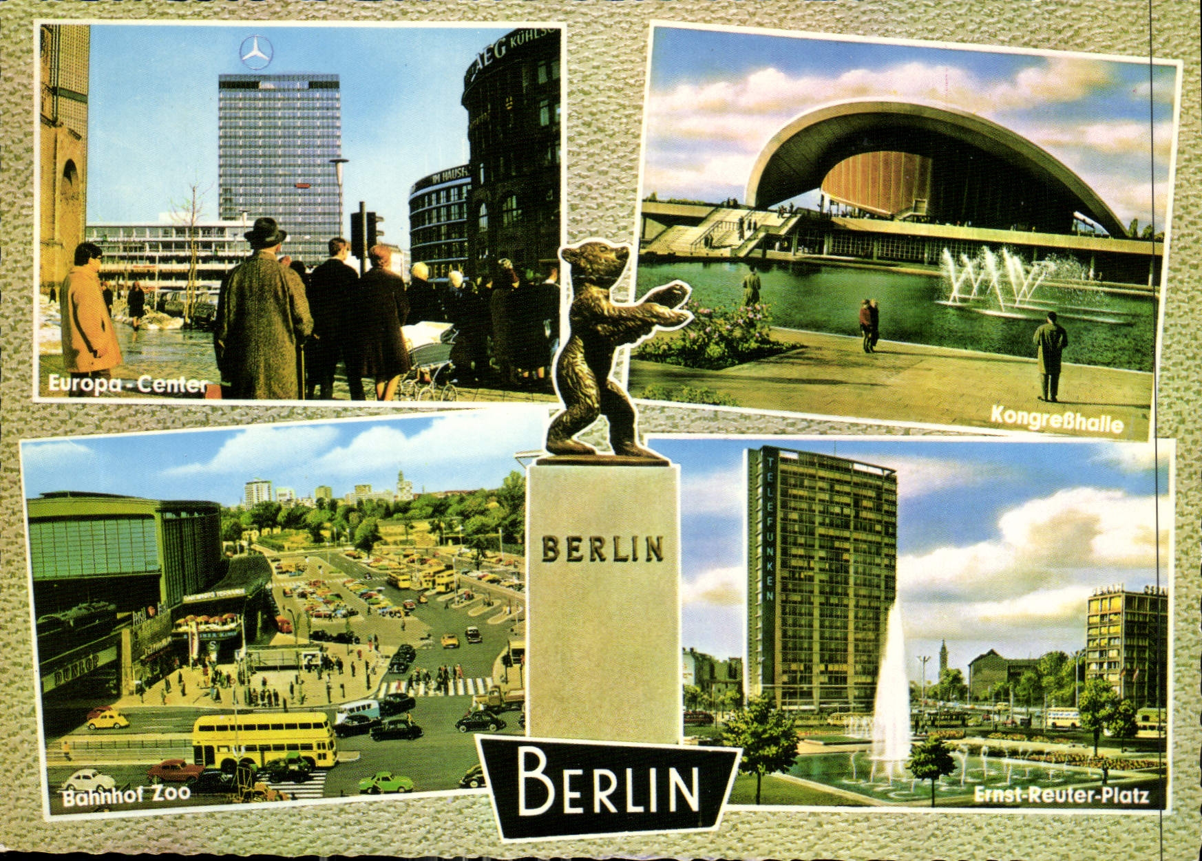 CPM Berlin Europa Center Kongrebhalle Bahnhof Zoo Ernst Reuteur Platz Ours