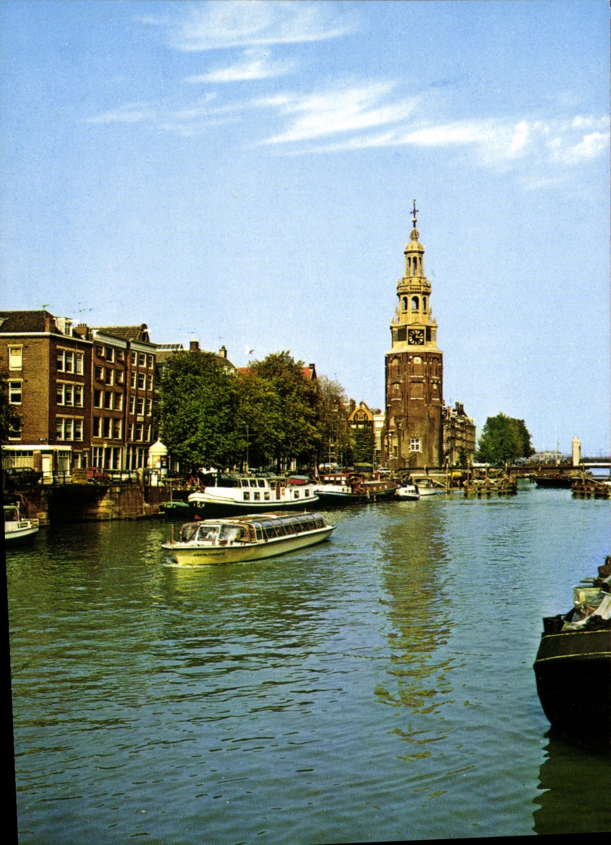 CPM Amsterdam Holland Tour Montelbaan sur Oude Schans