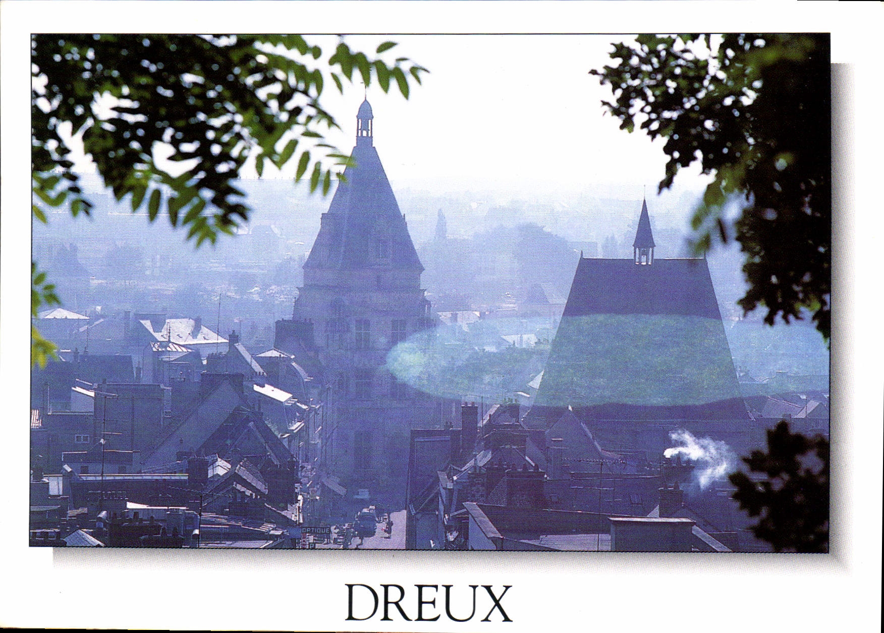 CPM Dreux Eure et loire Panorama sur la ville