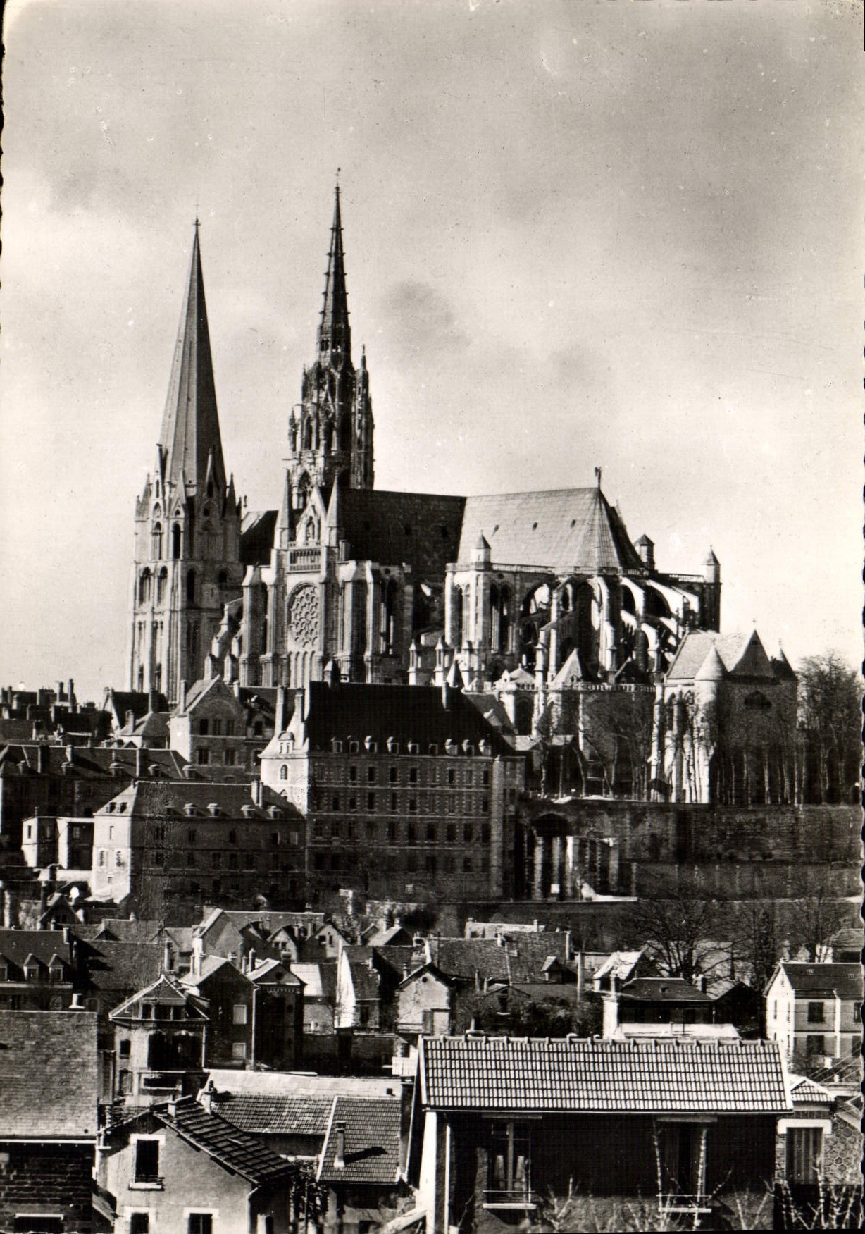 CPM Chartres vue d'ensemble 