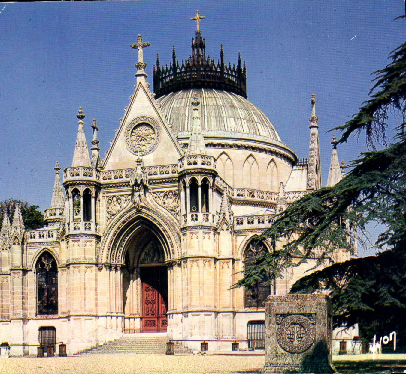 CPM Dreux Eure et Loir Chapelle Royale Architectes Cramail et Lefranc Commencee en 1816 grace a la D