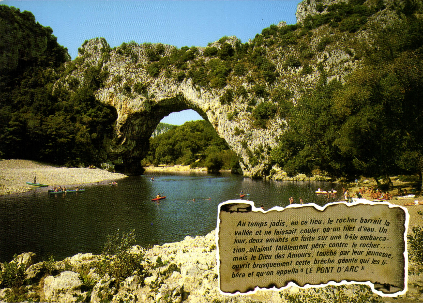 CPM Les Gorges de l'Ardeche le Pont d'Arc creuse par les eaux dans le rocher