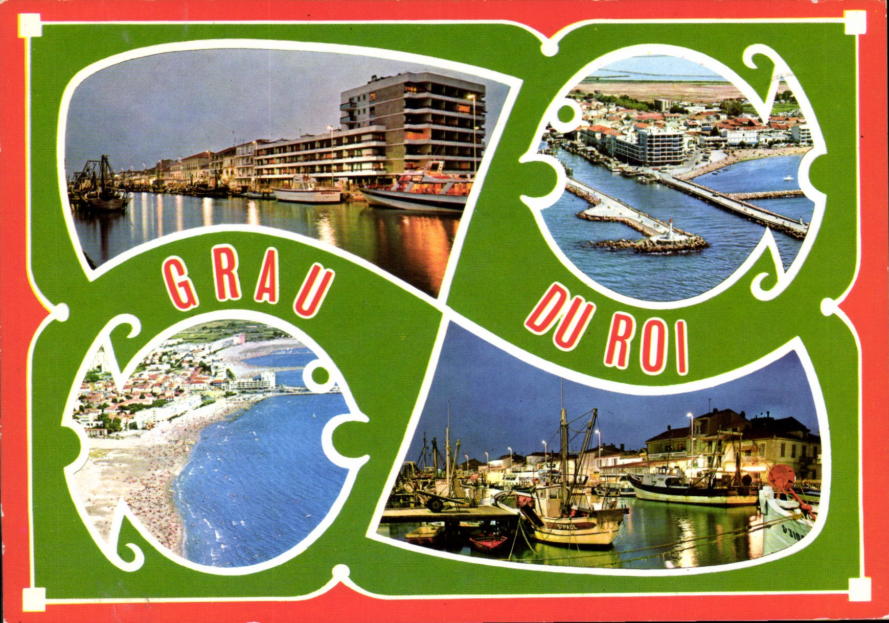 CPM En Parcourant la Cote mediterraneenne le Grau du Roi Gard Paradis des Vacances ensoleillees au b