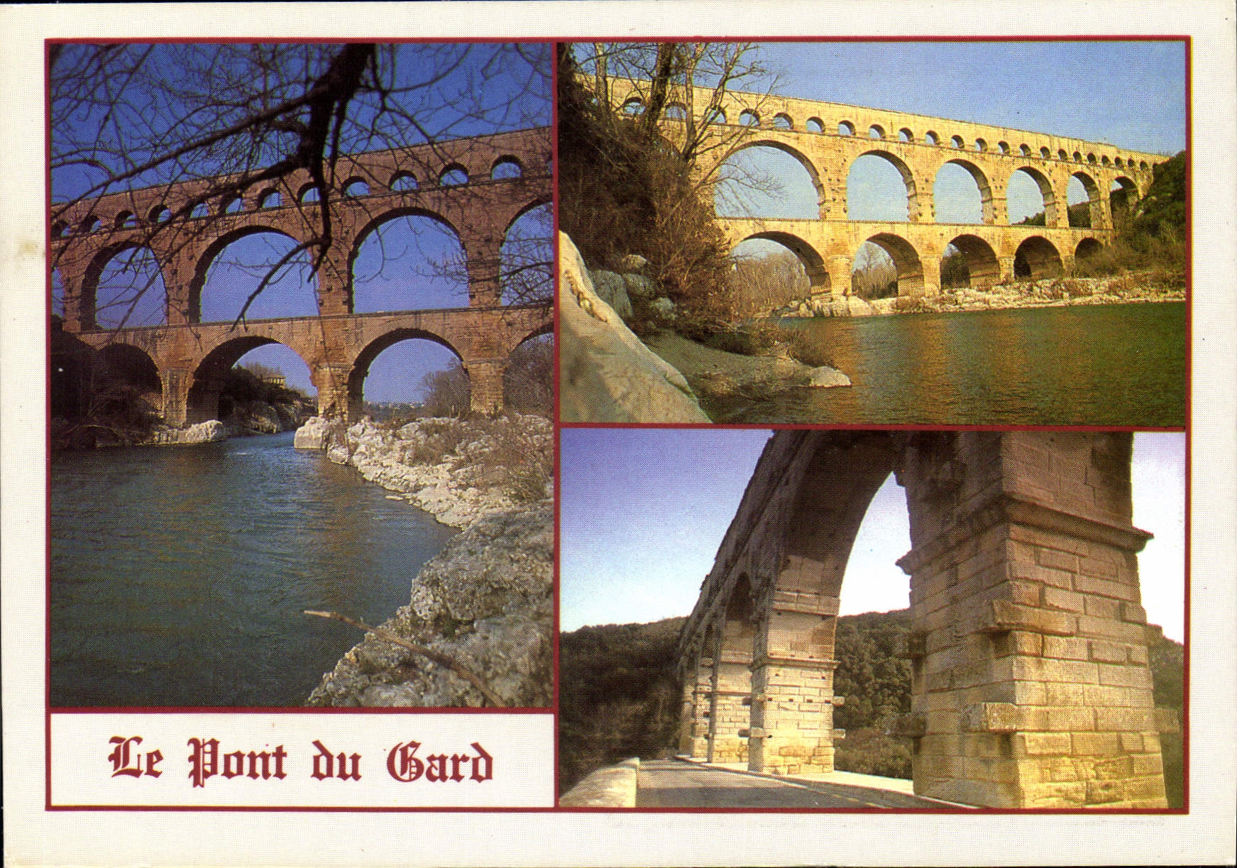 CPM Le Pont du Gard construit vers l'an 19 avant Jesus Christ 