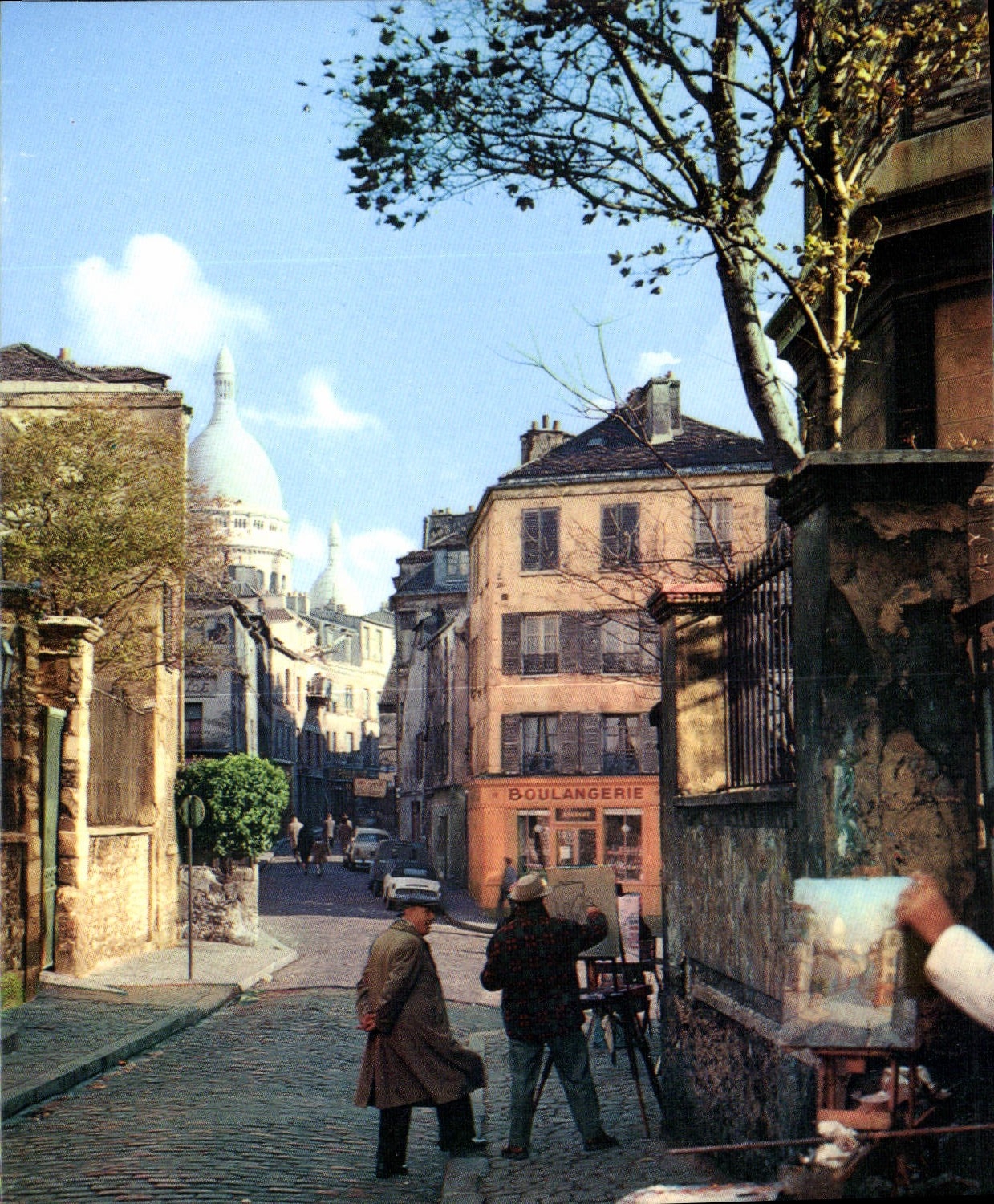 CPM Paris Montmartre Rue Norvins 