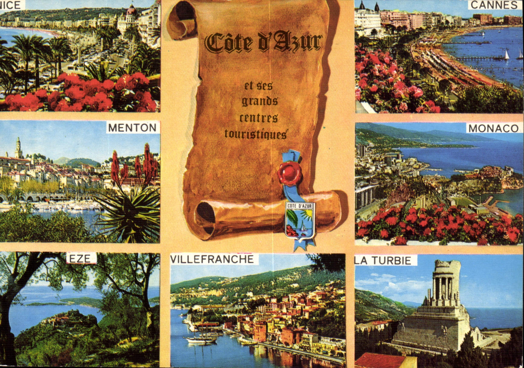 CPM Cote d'Azur Les Grands centres touristiques 