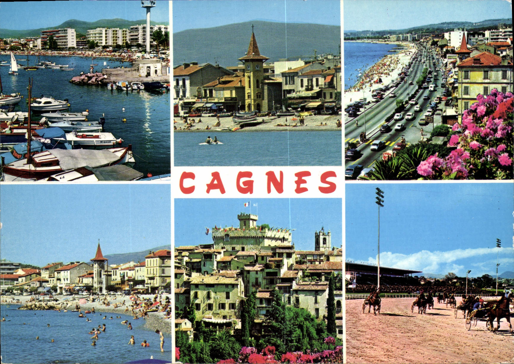 CPM Cote d'Azur Cagnes sur Mer et Cros de Cagnes