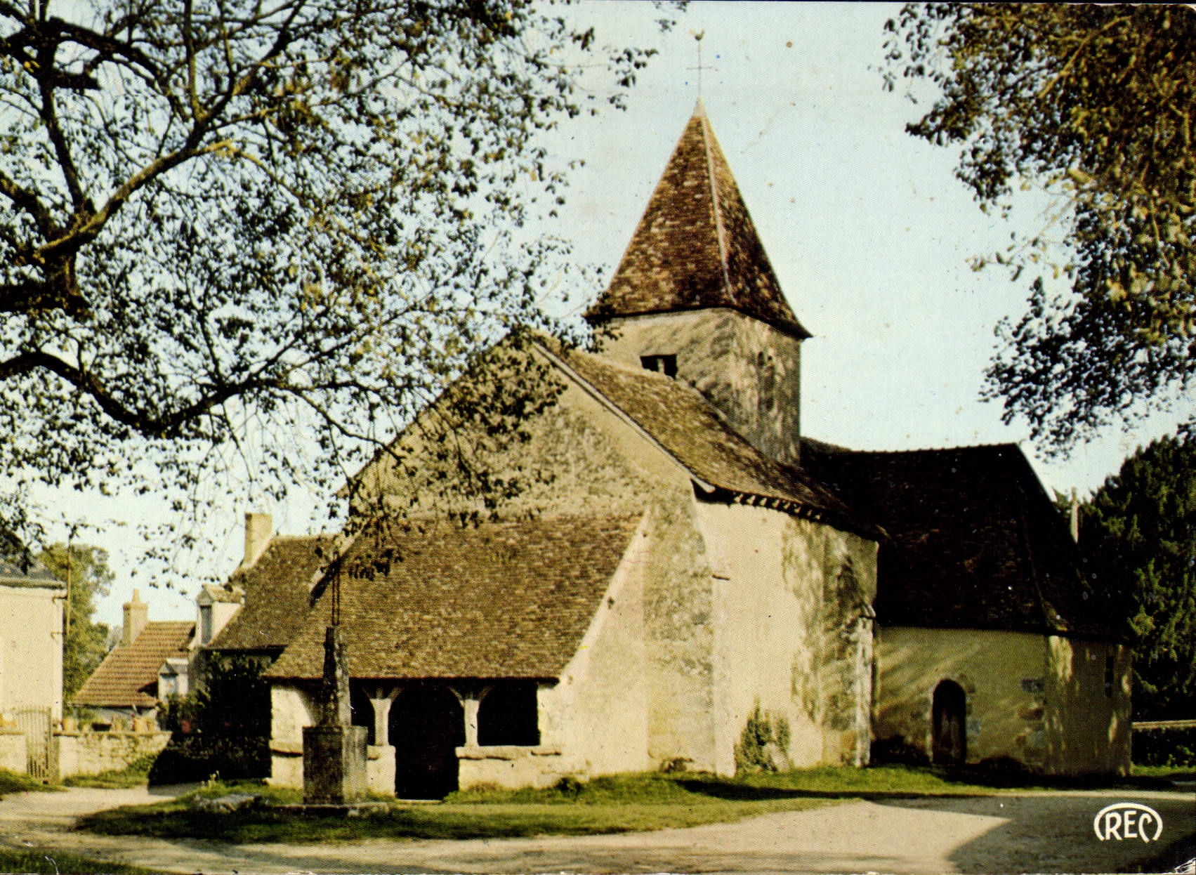 CPM Nohant Vico Indre l'eglise de Nohant 