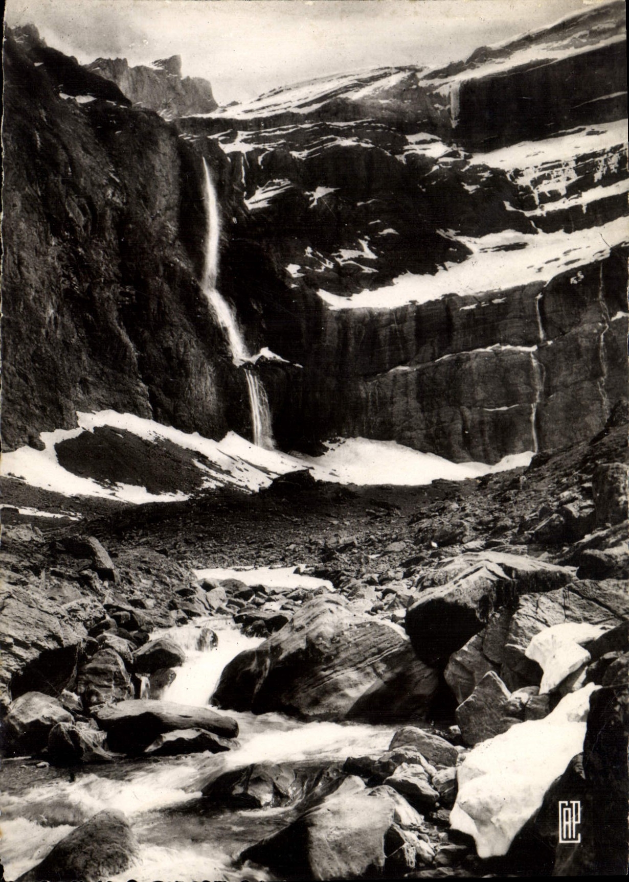 CPM Gavarnie le Torrent et la Grande Cascade 
