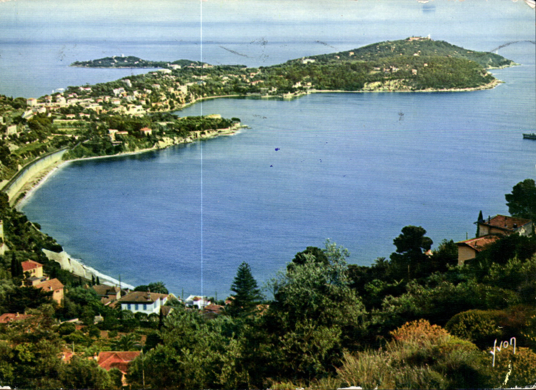 CPM Couleurs et lumiere de France la Cote d'Azur miracle de la nature Villefranche sur mer A M Rade 