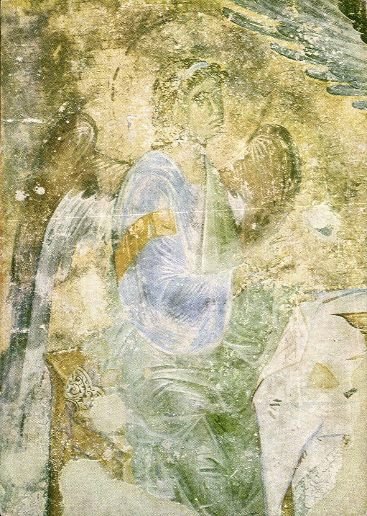 CPM Ange fresque monastere de Sapacani 