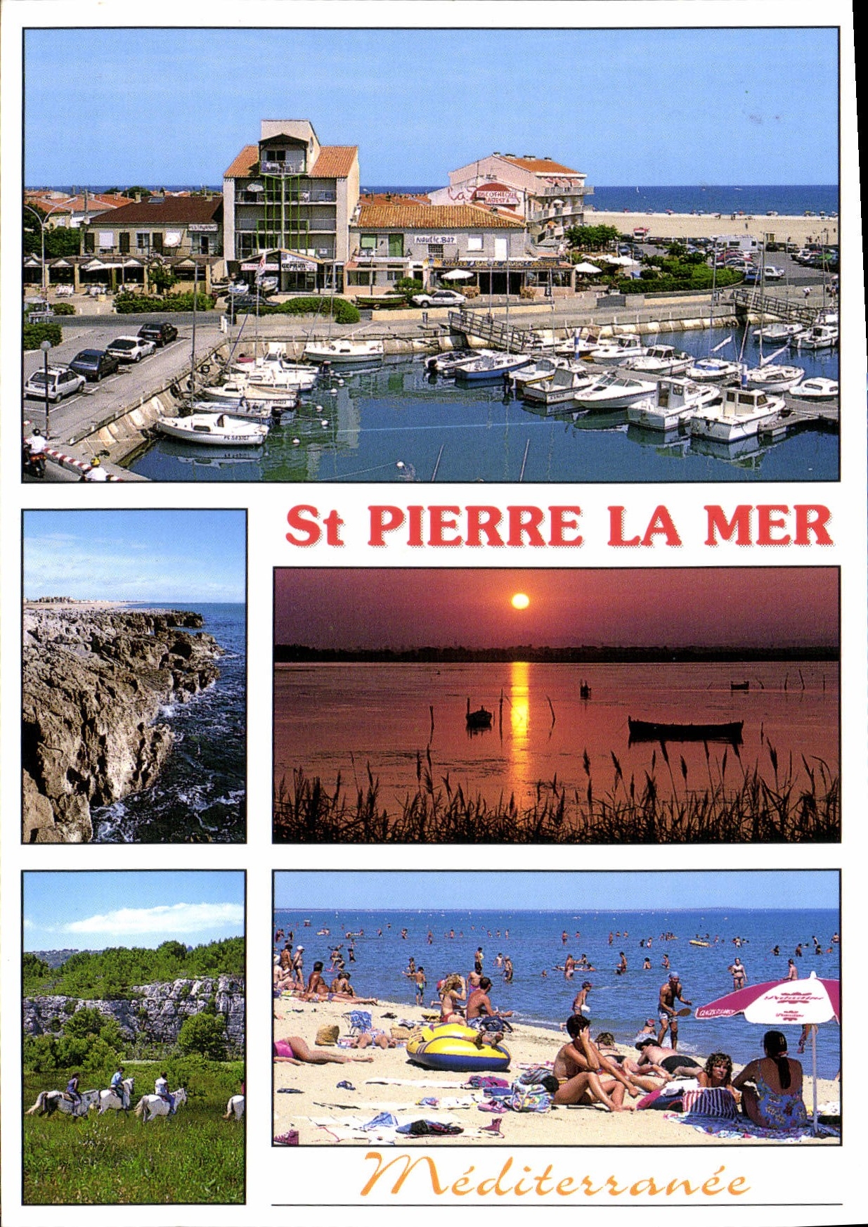 CPM Au bord de la Mediterranee Saint Pierre la Mer Aude 