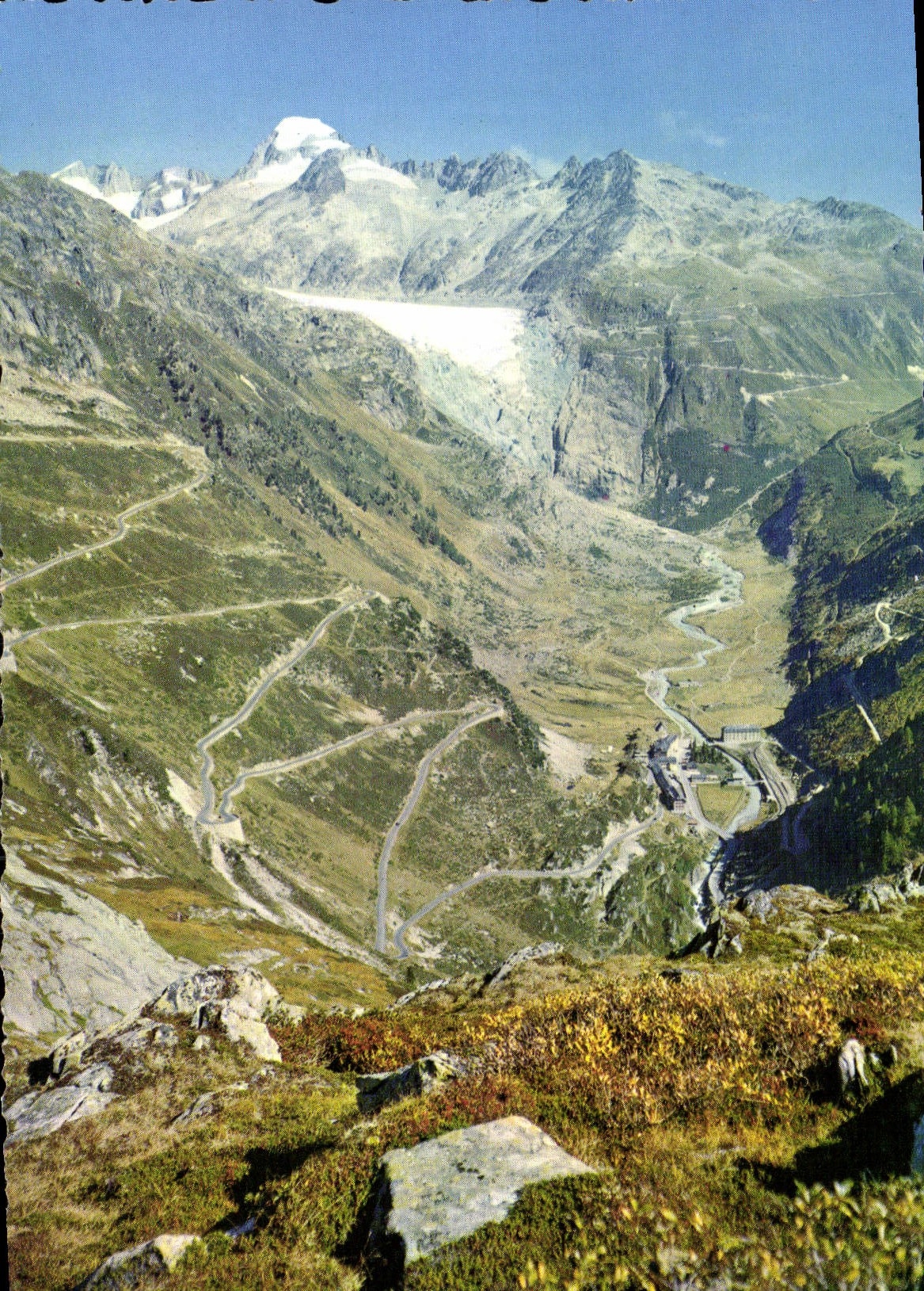 CPM Gletsch Grimsel und Furkapass mit Rhonegletscher