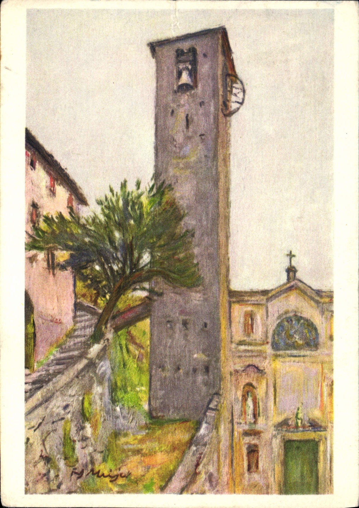 CPM Campanile di Gandria Fritz Meijer