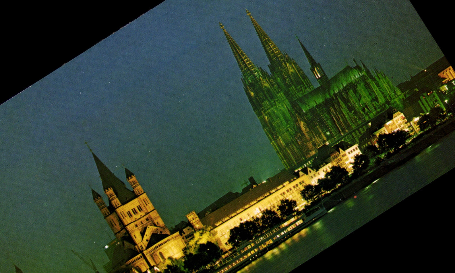 CPM Koln Rheinufer mit St Martin und Dom