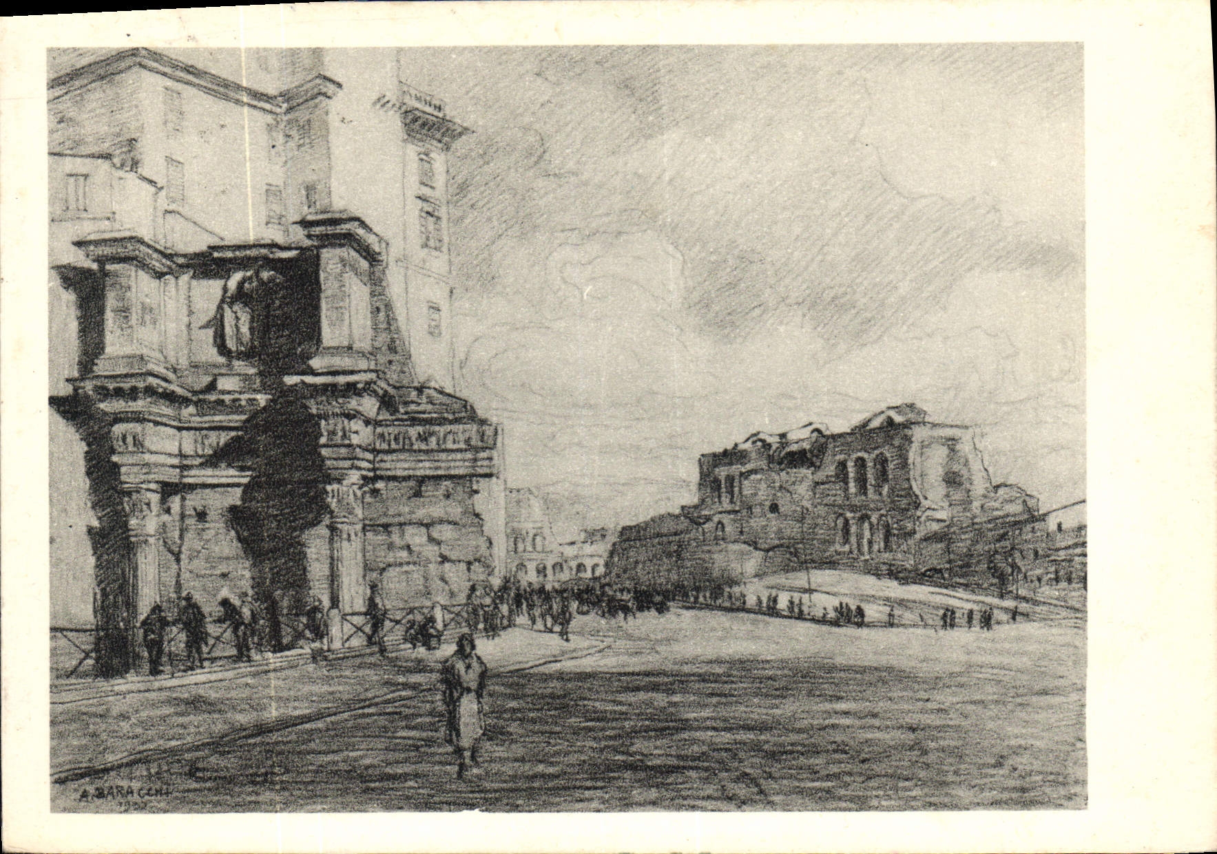 CPM Via dell impero foro di nerva basilica di massenzio 