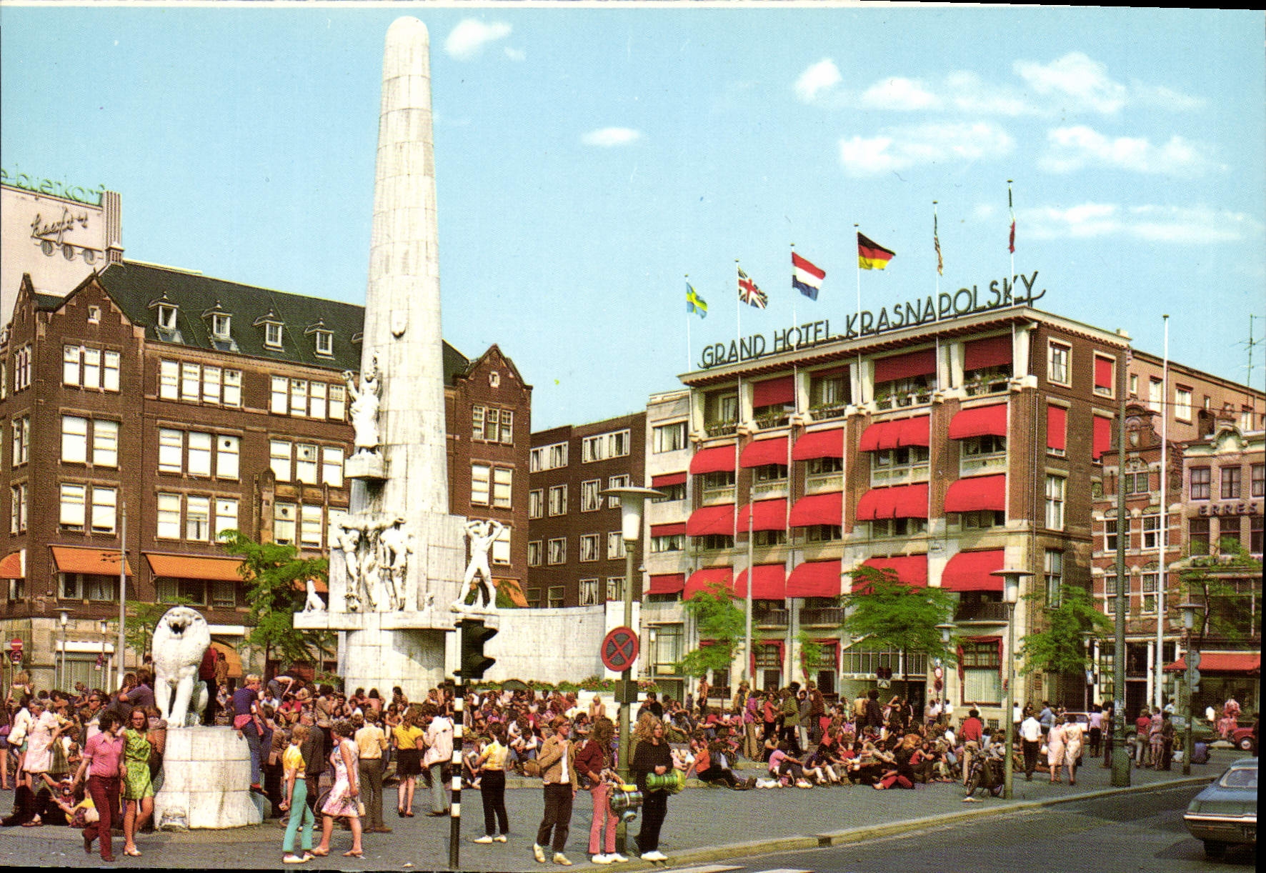 CPM Amsterdam Holland le Monument National le coeur meme de la Capitale