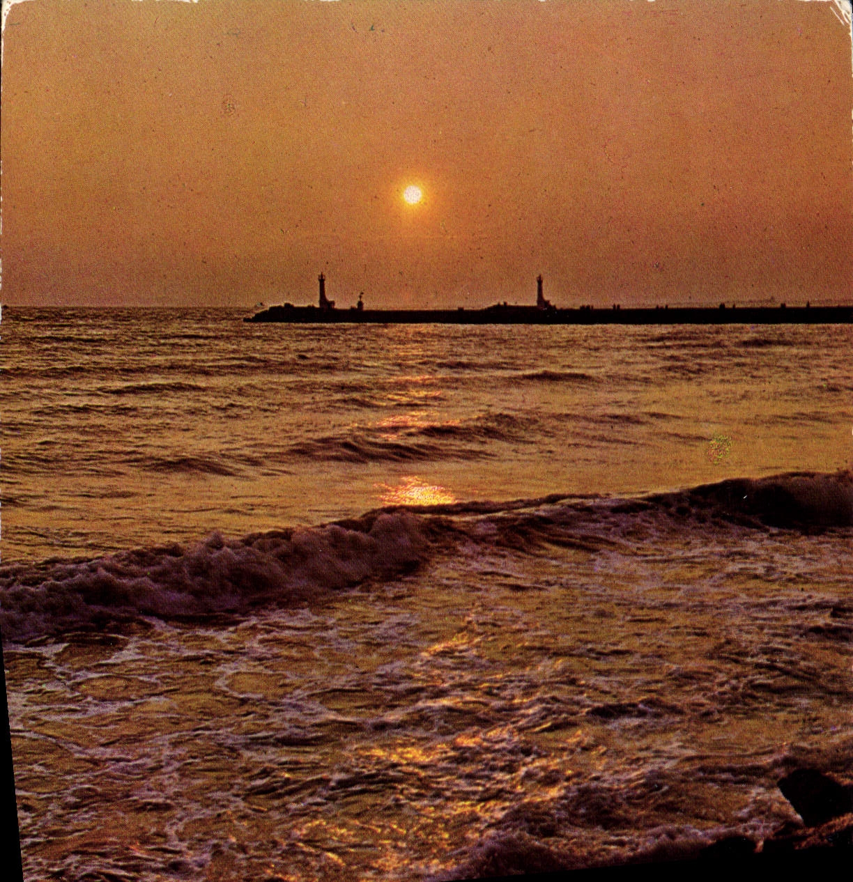 CPM Contre Jour sur la mer 