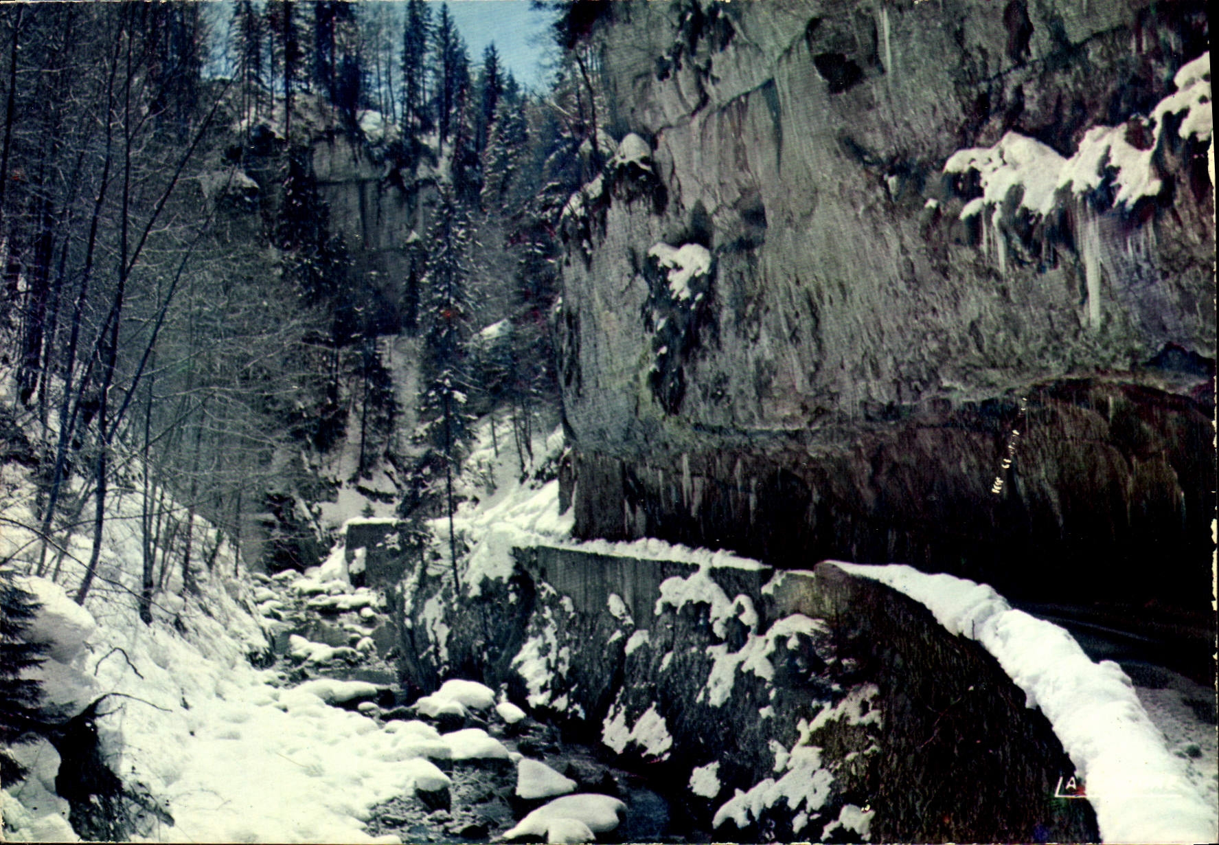 CPM Les Gorges de la Bourne en hiver