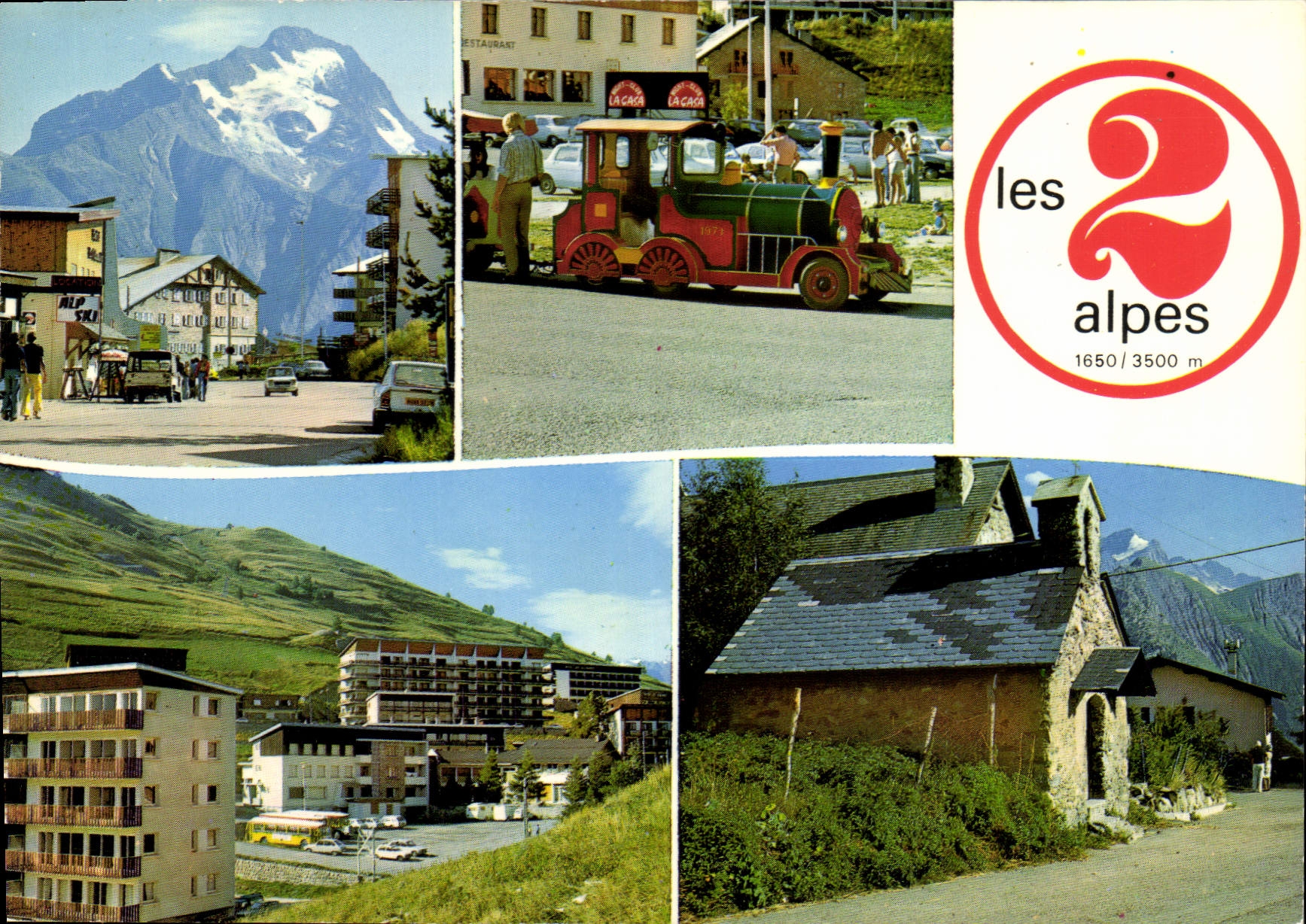 CPM Le Deux Alpes Isere Train