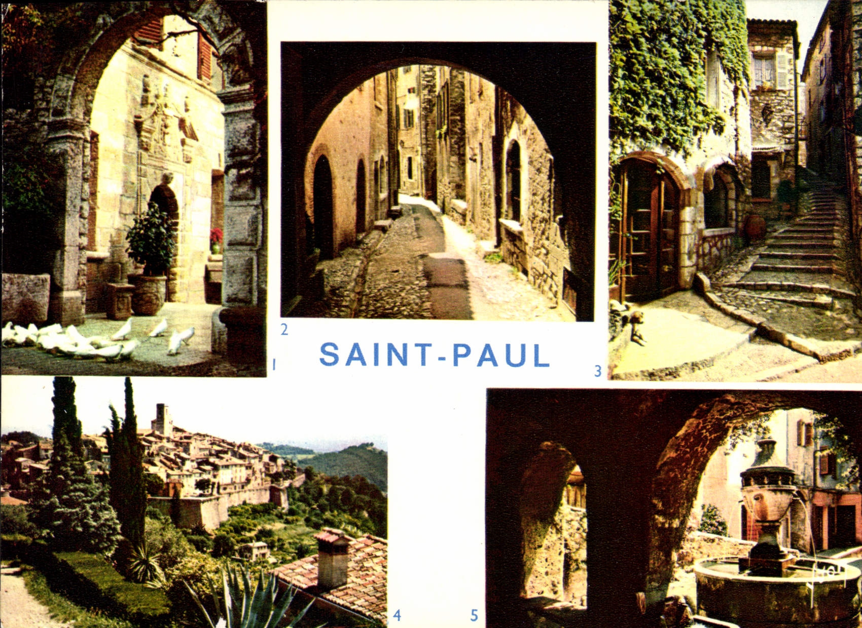 CPM Saint Paul de Vence AM Les colombes 