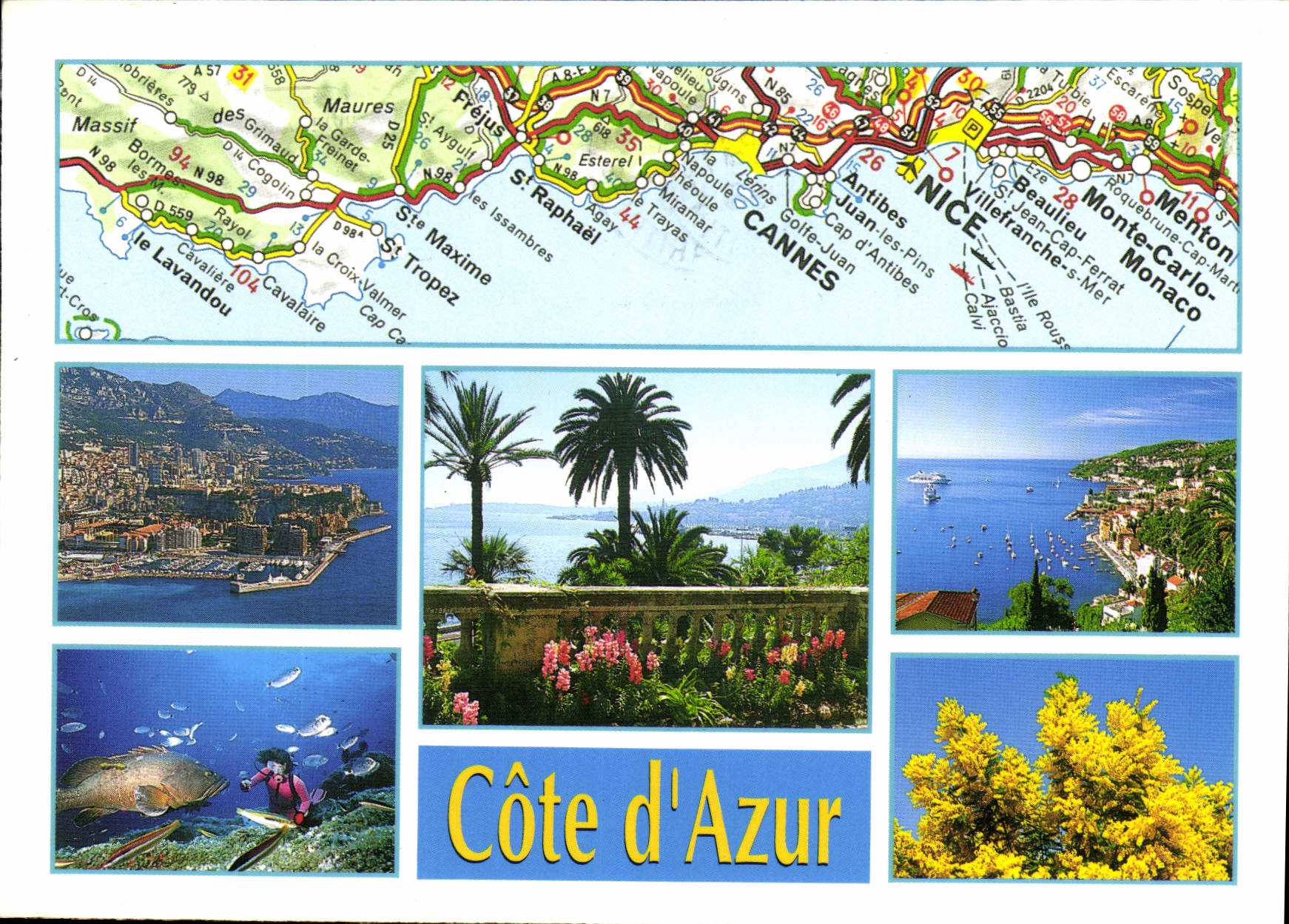 CPM Cote d'Azur Michelin Image du Sud