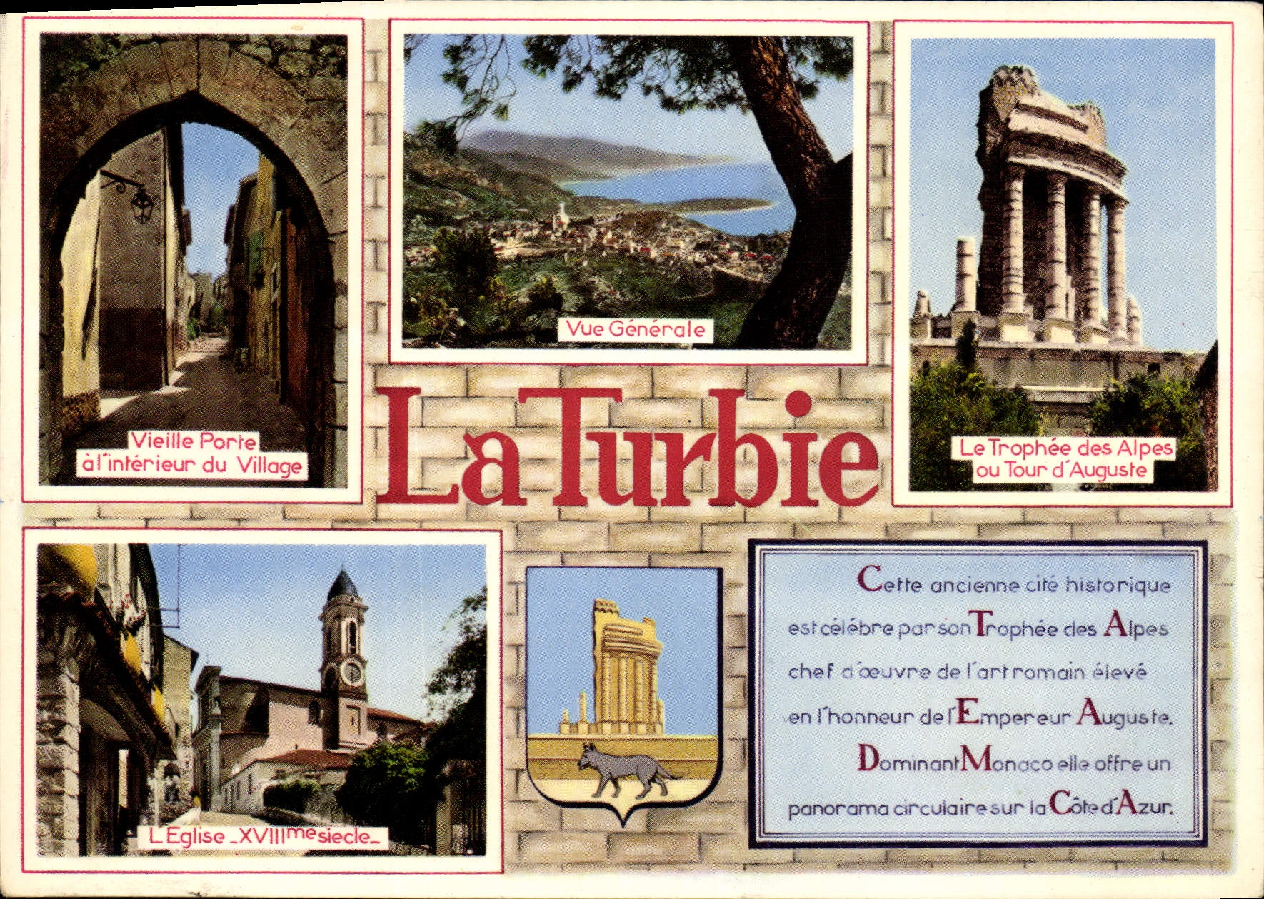 CPM Reflets de France Cote d'Azur French Riviera La Turbie