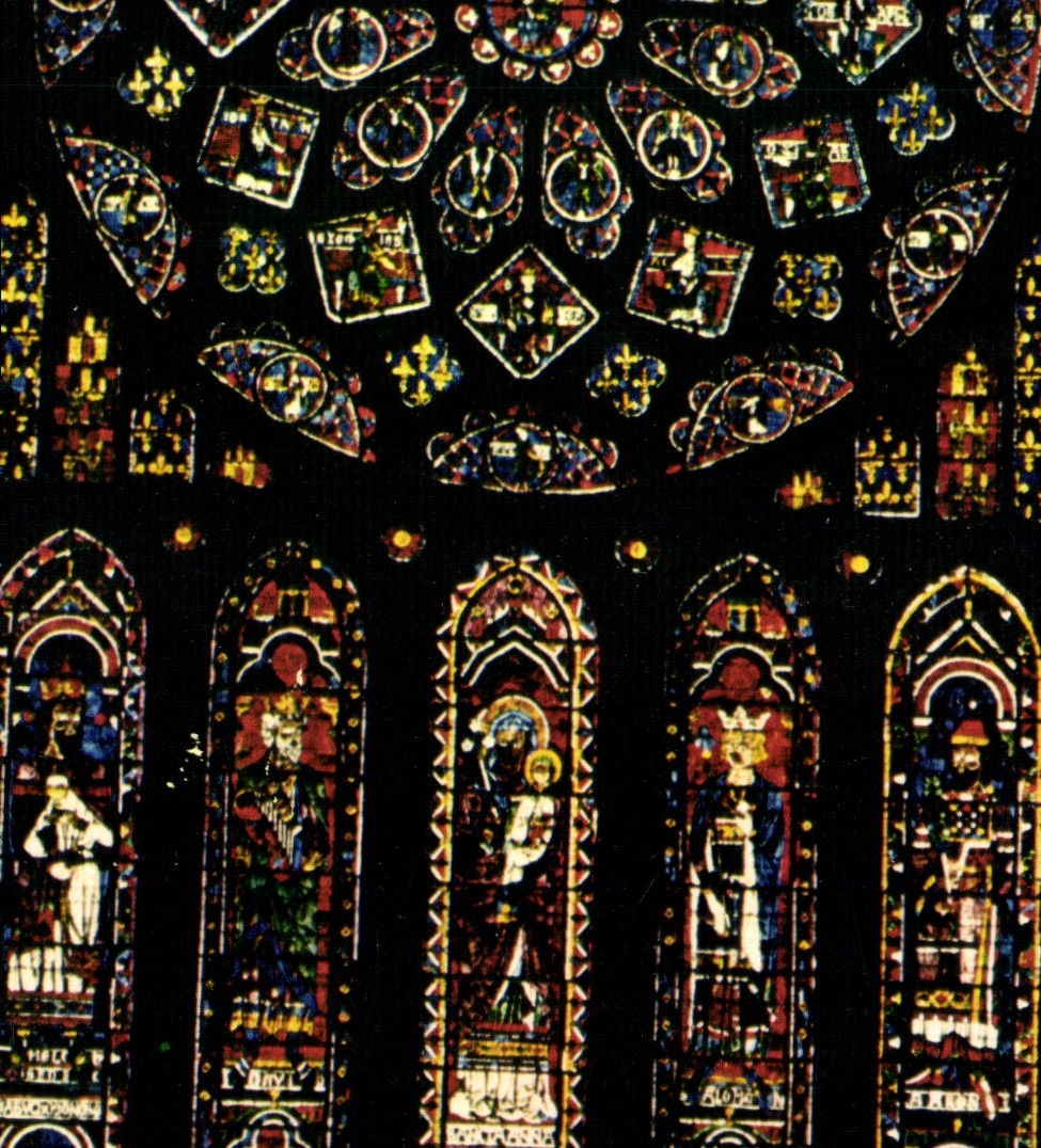 CPM Chartres Eure et Loir Vitraux Cote Nord 