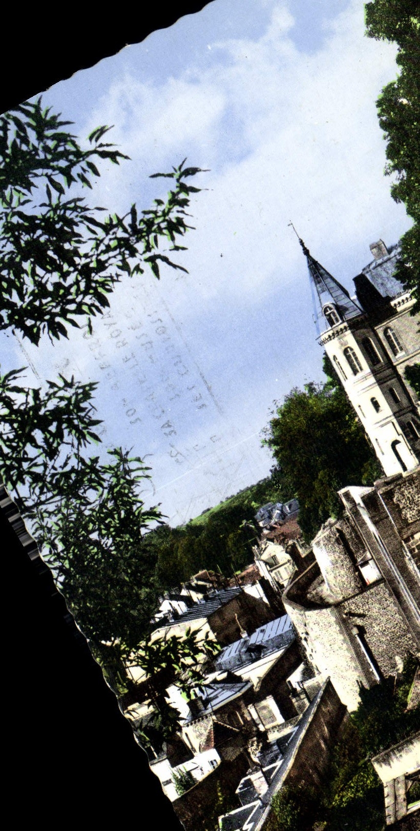 CPM Dreux Eure et Loir Ancien Eveche et le Chemin de Ronde 