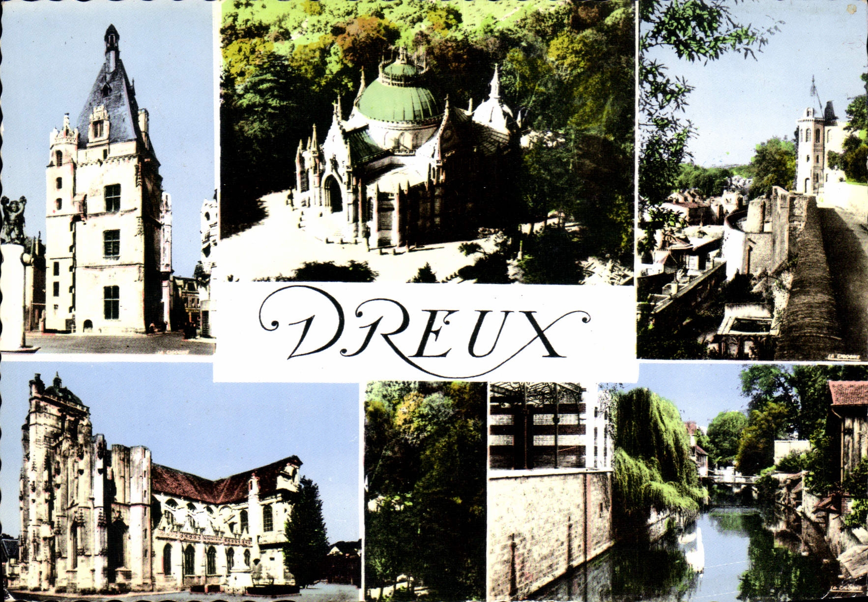 CPM Dreux Eure et Loir Le Beffroi Eglise Saint Pierre