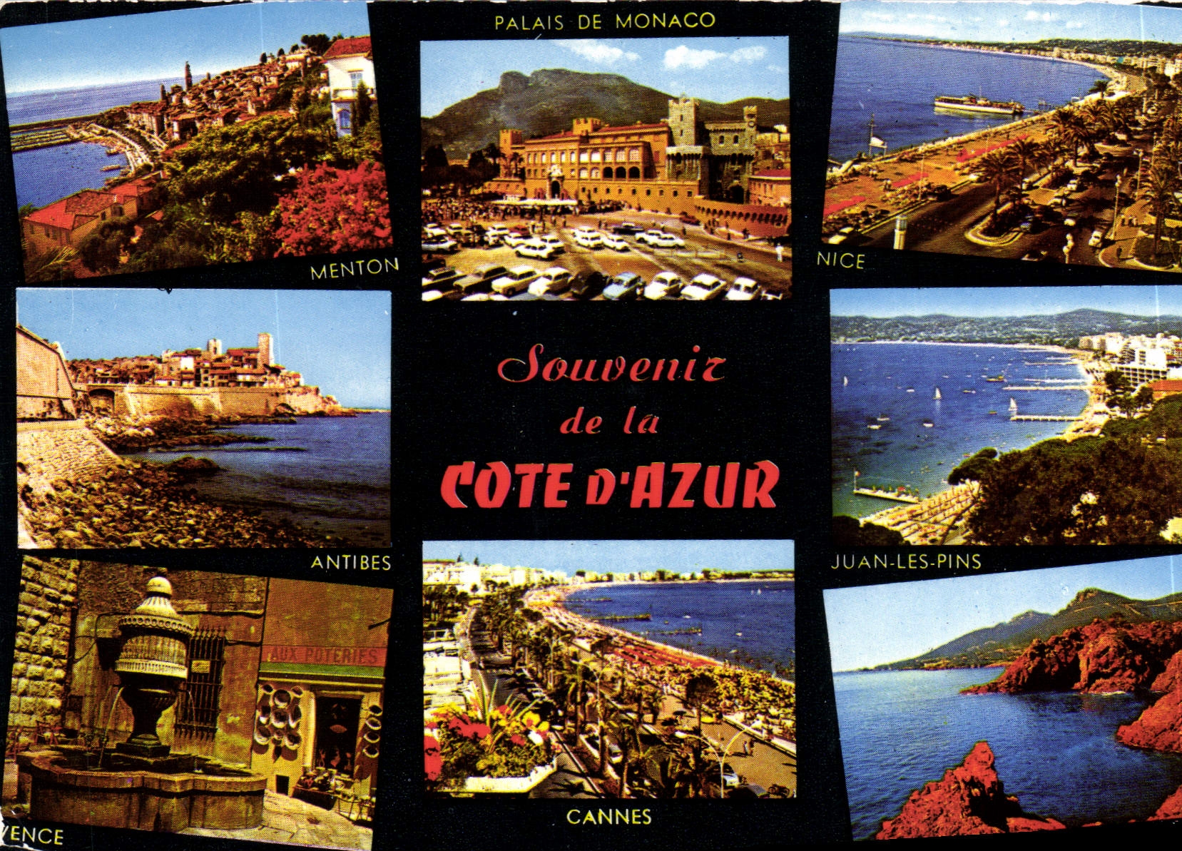 CPM Souvenir de la Cote d'Azur