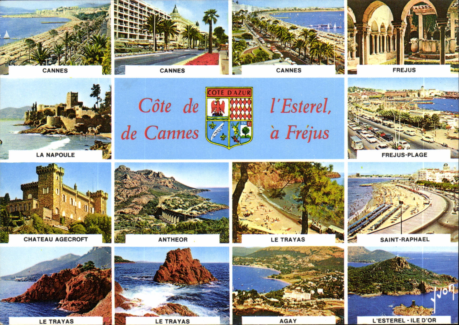 CPM Cote de l'Esterel de Cannes a Frejus 