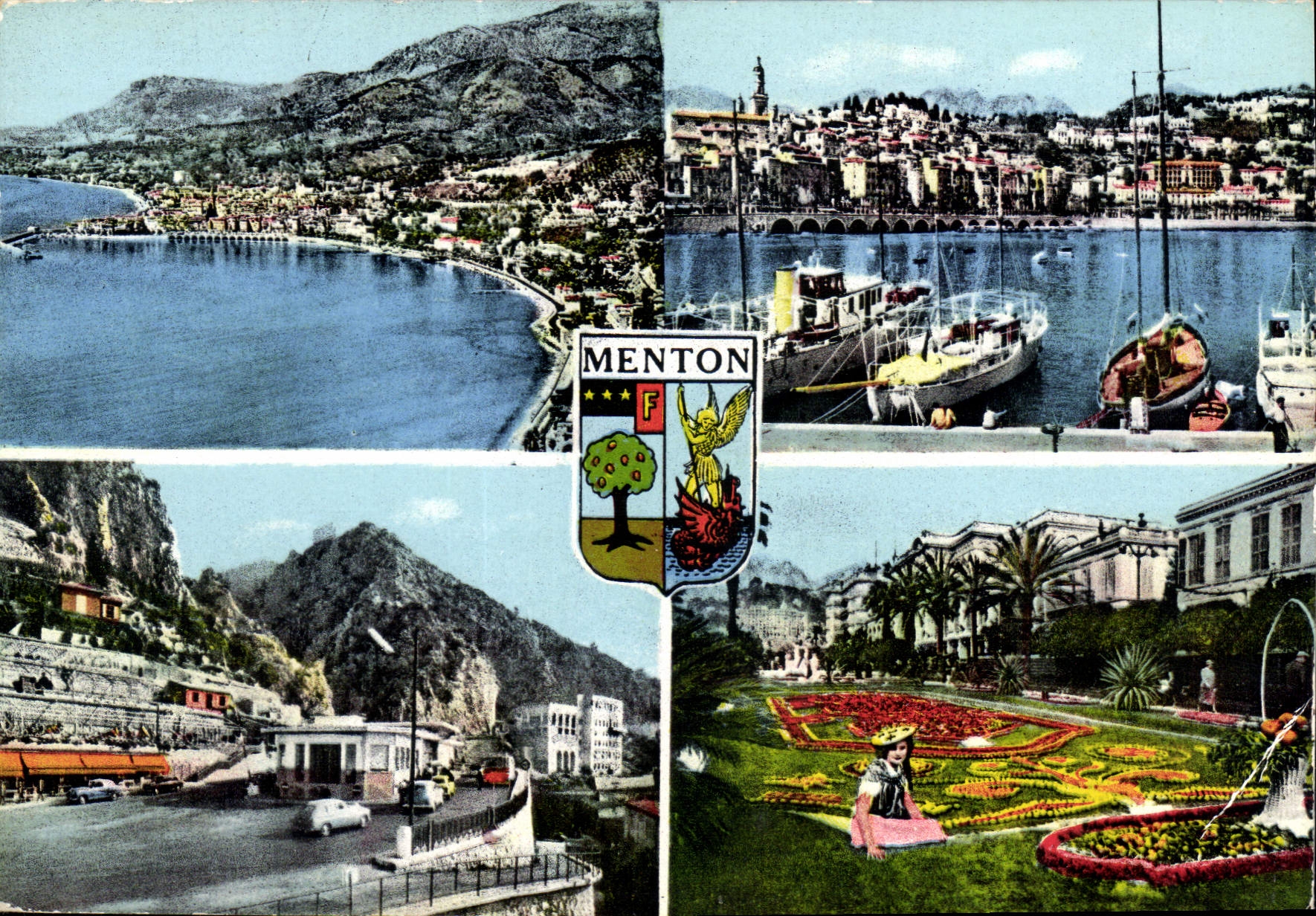 CPM Souvenir de Menton Vue generale 