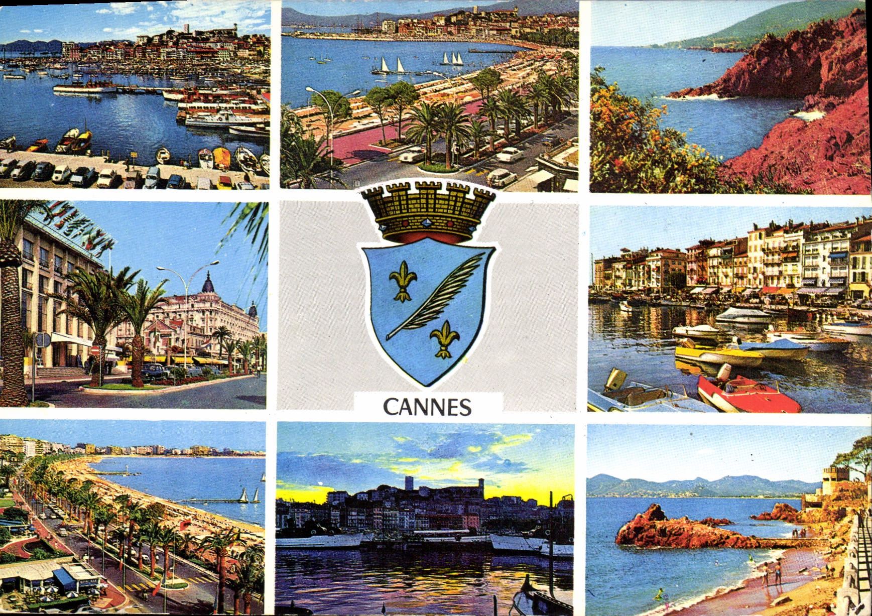 CPM Cannes Cote d'Azur French Riviera Souvenir de Cannes 