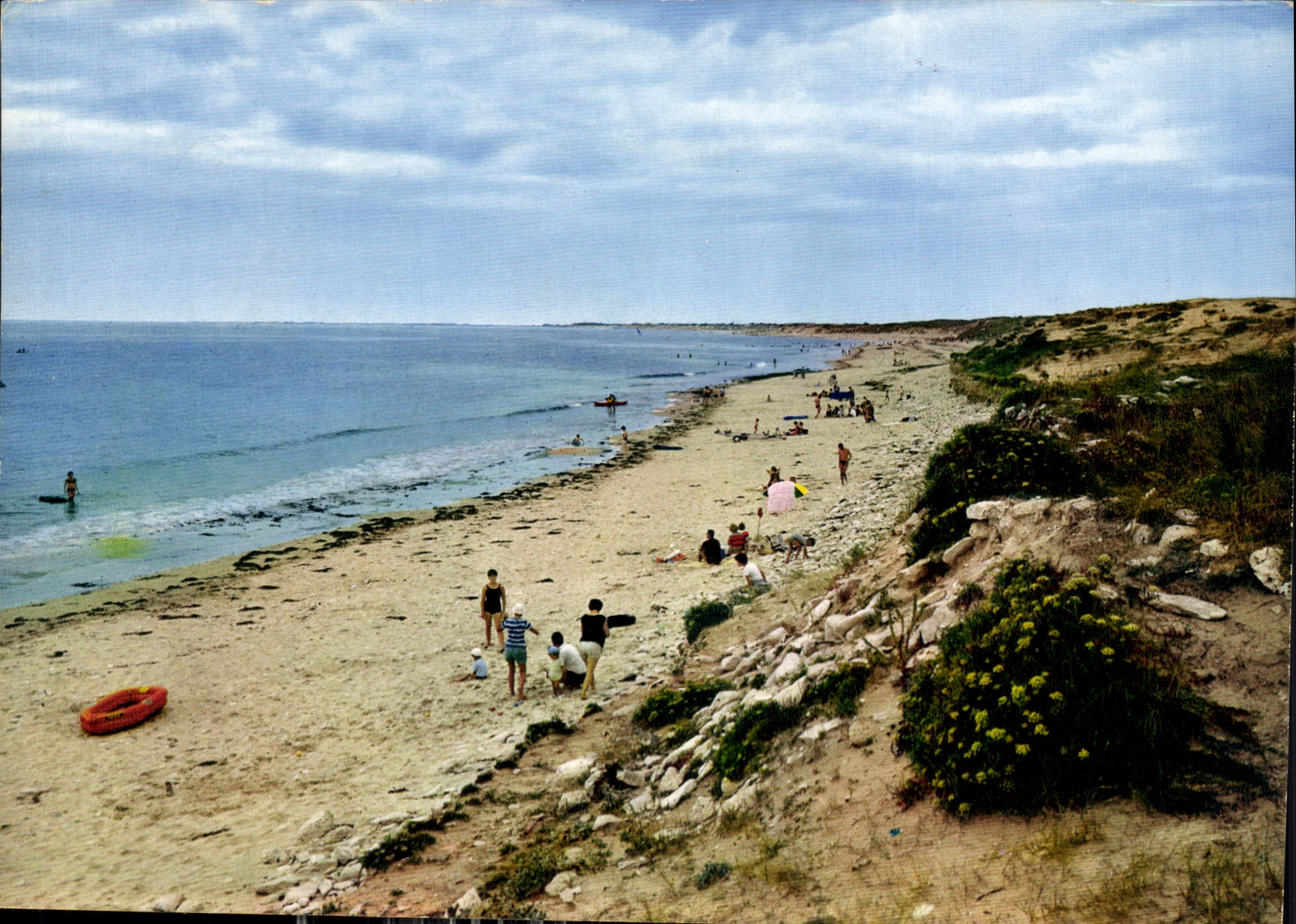 CPM Ile De Re Charente Maritime La Nour La Plage des Grenades 