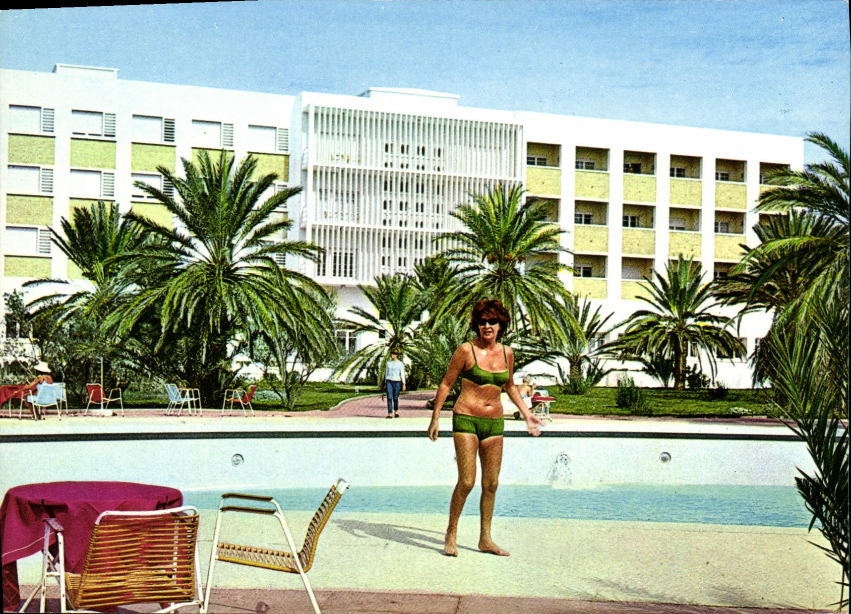 CPM Gafsa Hotel Jugurtha la Piscine 