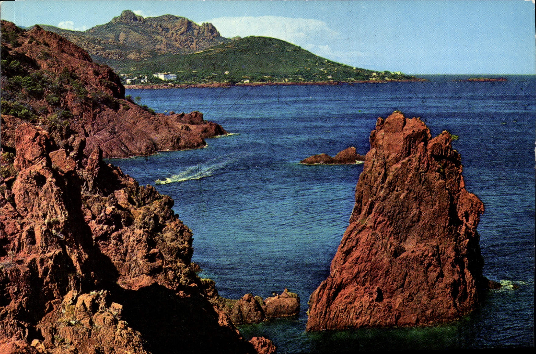 CPM Cote d'Azur La Corniche d'Or L'Esterel et ses roches rouges