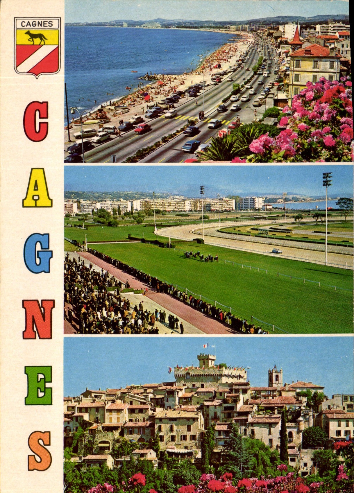CPM Cote d'Azur Cagnes Alpes Maritimes