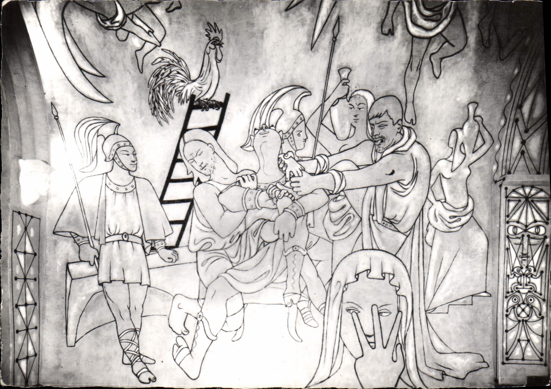 CPM Chapelle Saint Pierre de Villefranche sur Mer offerte aux pecheurs de Villefranche Beaulieu et S