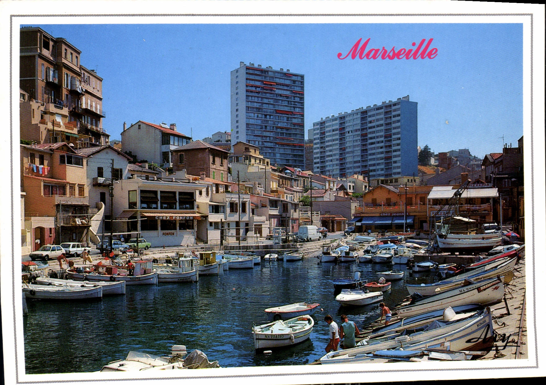CPM Marseille Le Pittoresque Port de Peche du Vallon des Auffes
