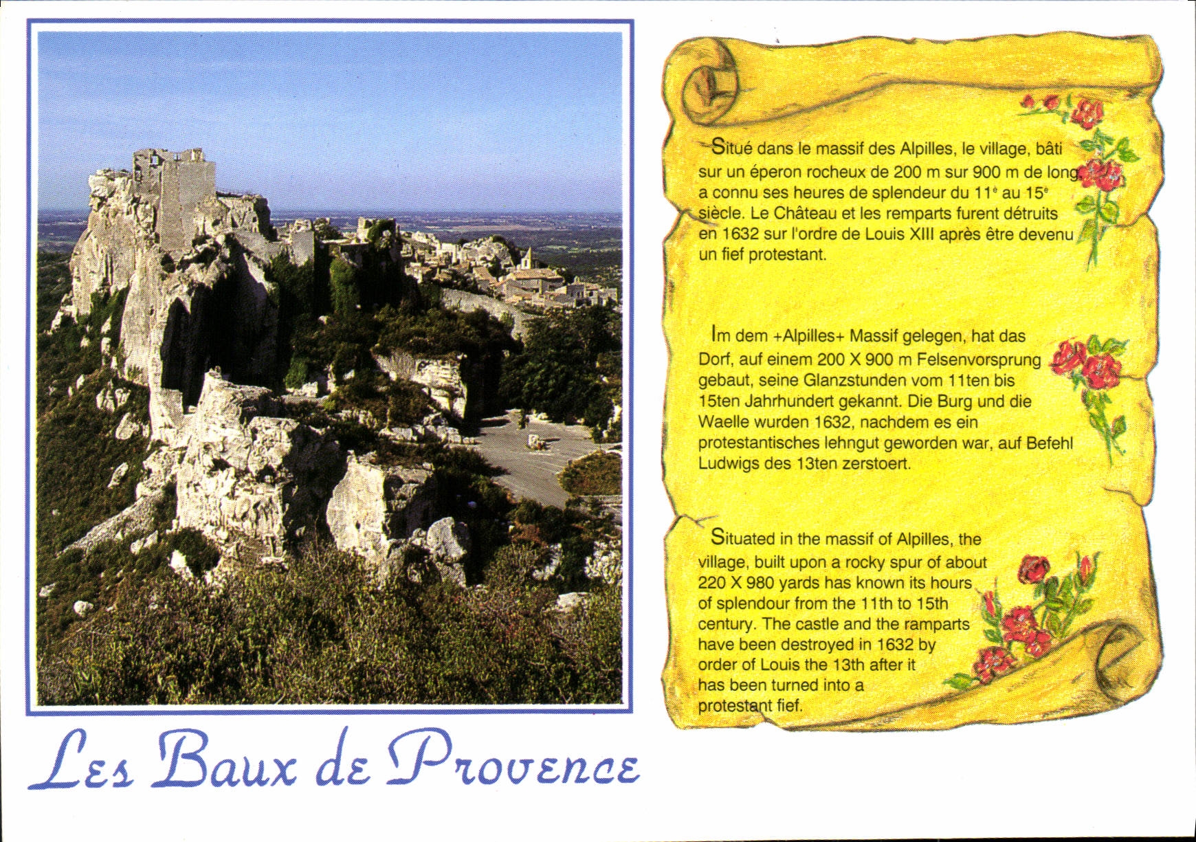 CPM Les Baux de Provence 