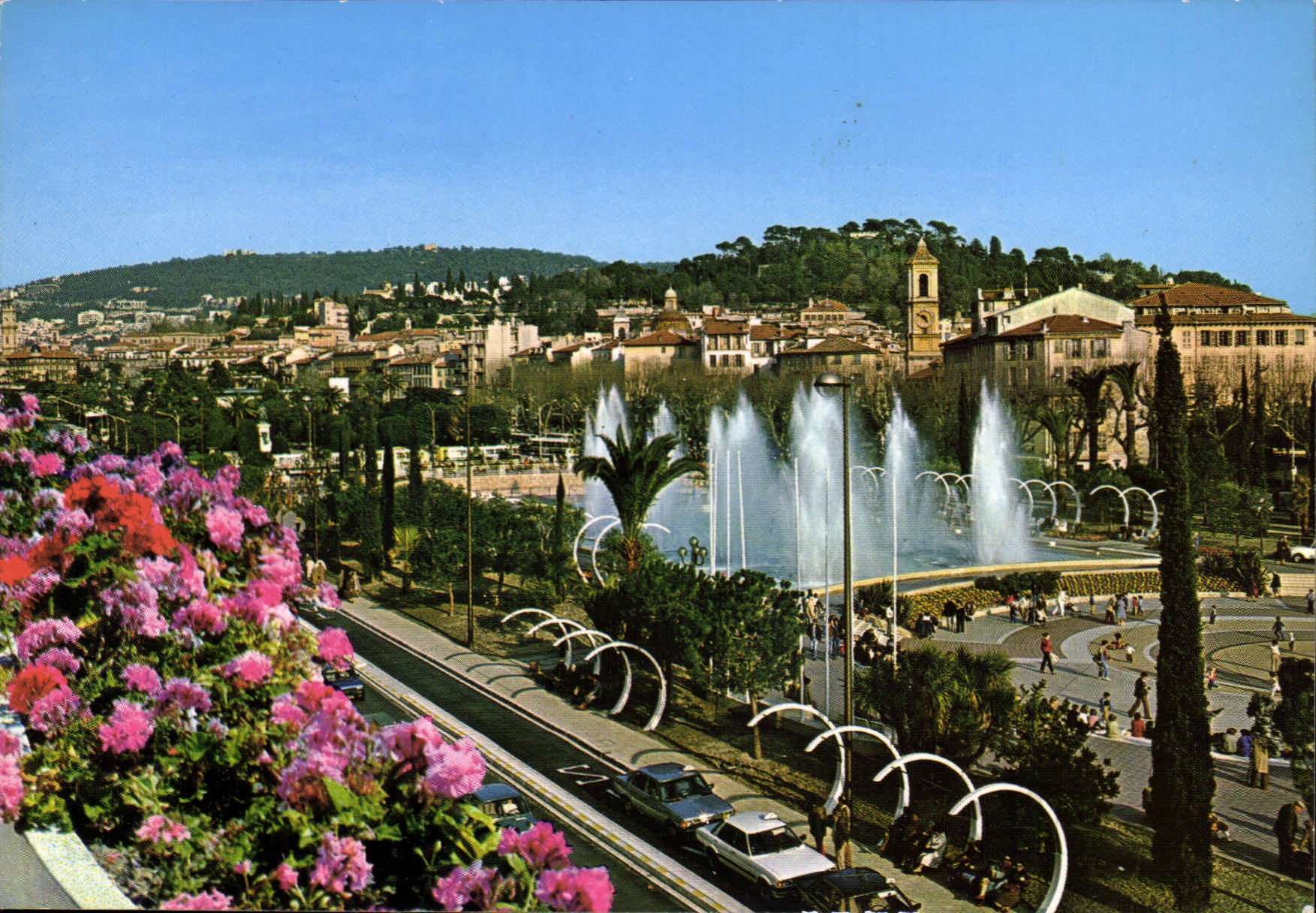 CPM Cote d'Azur Nice Alpes Maritimes Jardin de l'Esplanade du Paillon 