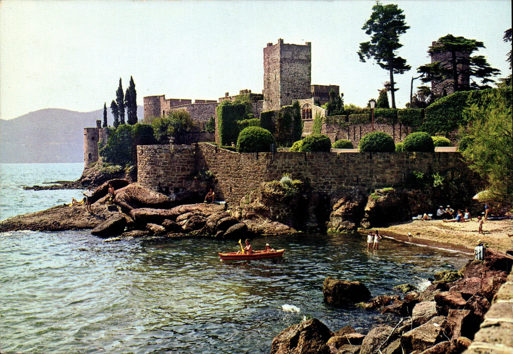 CPM La Cote d'Azur La Napoule Plage Le Chateau 