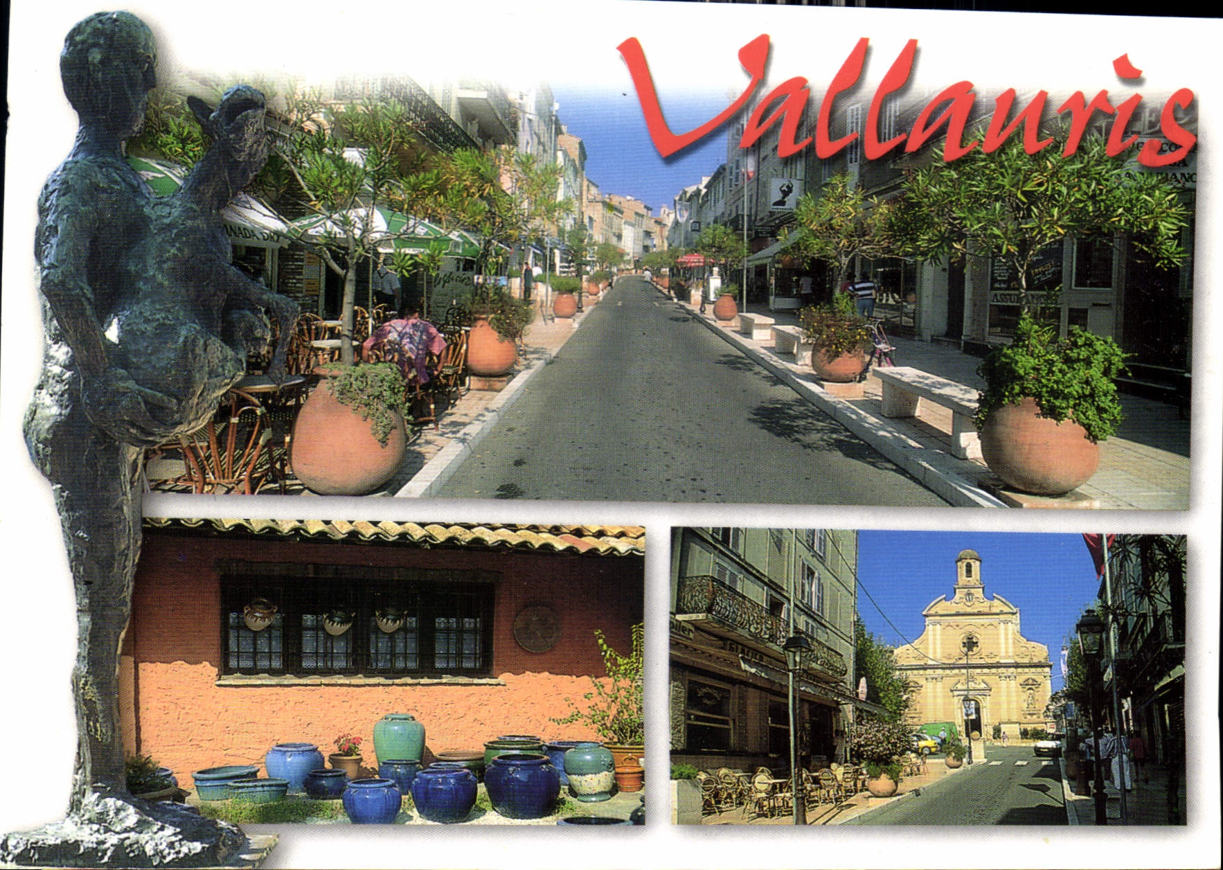 CPM Cote d'Azur Vallauris Cite des Potiers Alpes Maritimes 