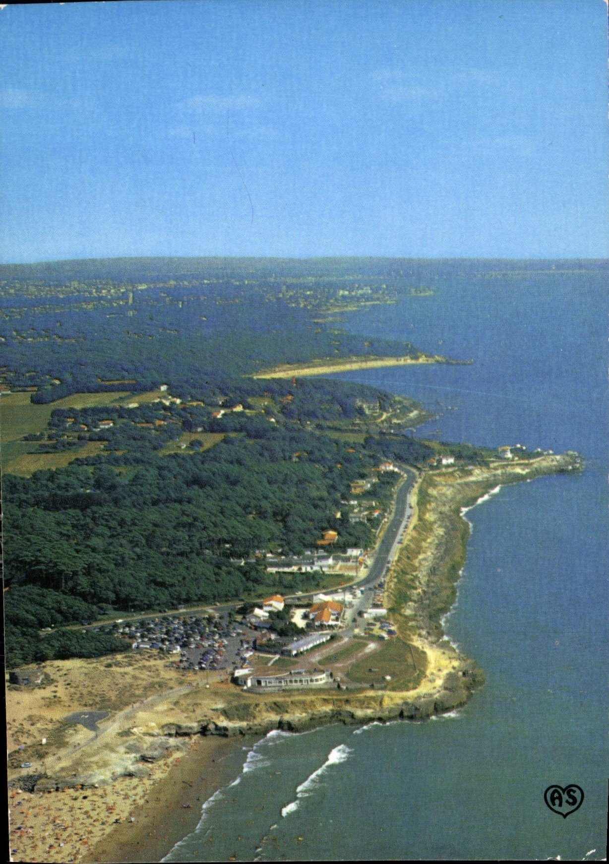 CPM Saint Palais sur Mer Charente Maritime La Grande Cote Vue generale et persepective vers Royan 